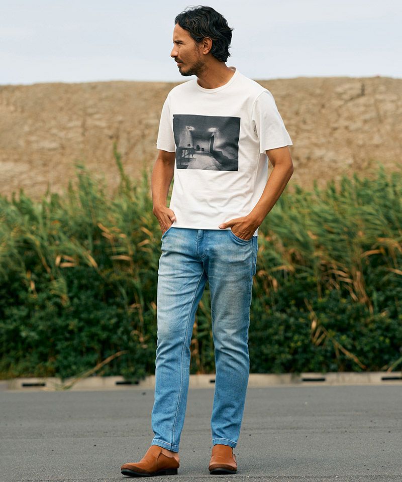 50%OFF【wjk】denim jersey 5PK pants デニムジャージーパンツ(5194