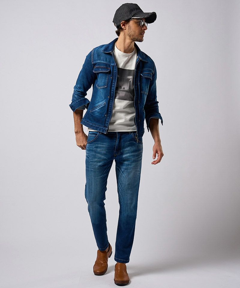 50%OFF【wjk】denim jersey 5PK pants デニムジャージーパンツ(5194