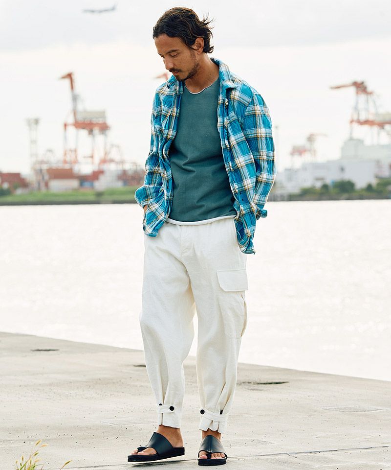 30%OFF【wjk】2-hook check シャツ(4481 ch88f) | CAMBIO カンビオ