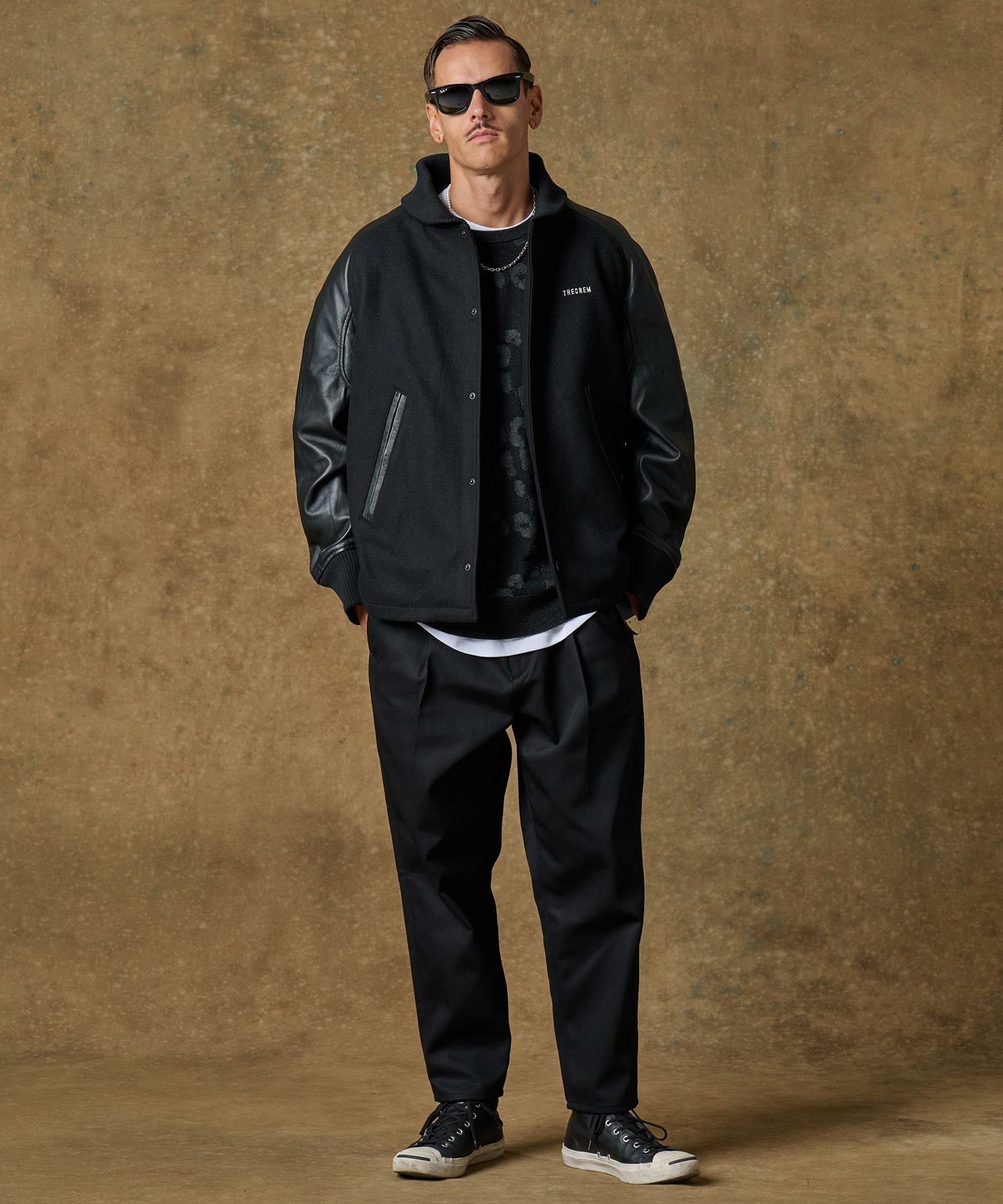 THEOREM(セオレム)】Leather RS Award Jacket スタジャン(TRM24-T014A  