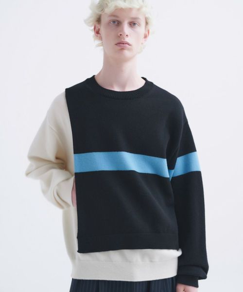 CULLNI(クルニ)】Layerd Pullover Knit プルオーバーニット(24-AW-045) | CAMBIO カンビオ