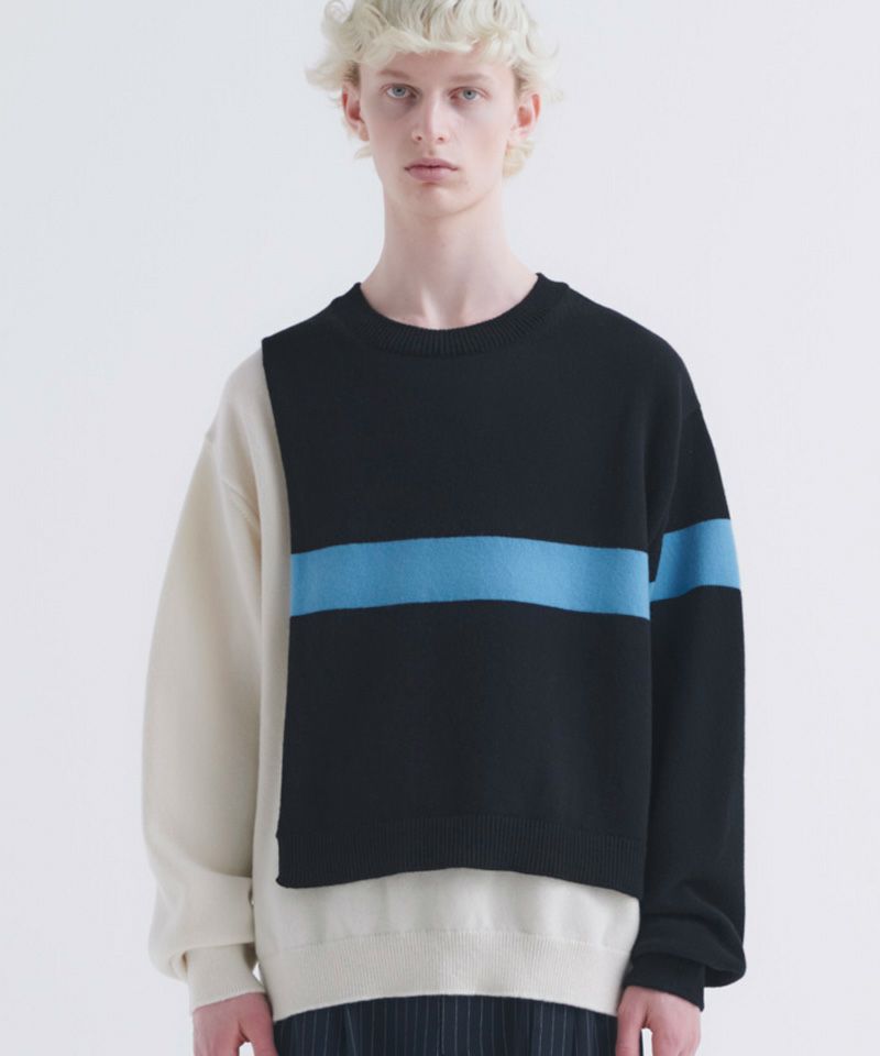 50%OFF【CULLNI(クルニ)】Layerd Pullover Knit プルオーバーニット(24