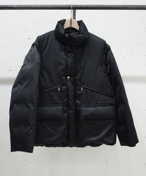 CULLNI(クルニ)】High Conpression Taffeta Removable Sleeves Down Jacket ダウンジャケット(24-AW-008C)  | CAMBIO カンビオ