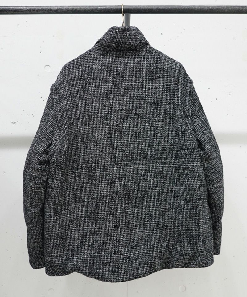 50%OFF【CULLNI(クルニ)】Butcher Tweed Removable Sleeves Down 