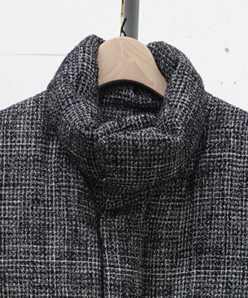 50%OFF【CULLNI(クルニ)】Butcher Tweed Removable Sleeves Down 