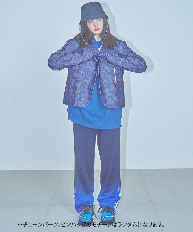 BODYSONG.(ボディソング)】GRADIENT DYED TRACK TROUSERS 03