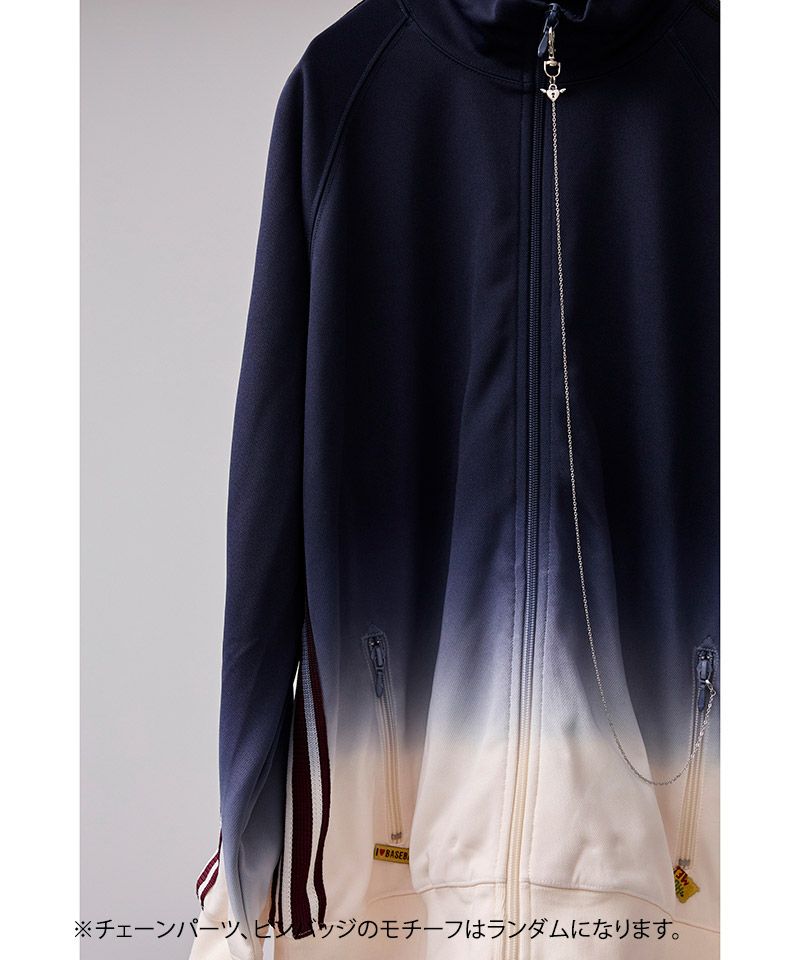 50%OFF【BODYSONG.(ボディソング)】GRADIENT DYED TRACK JACKET 03
