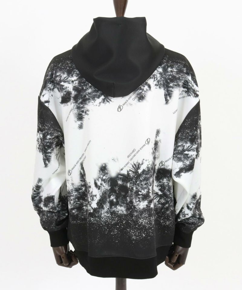 30%OFF【GLIMCLAP(グリムクラップ)】 One arm design hooded jersey