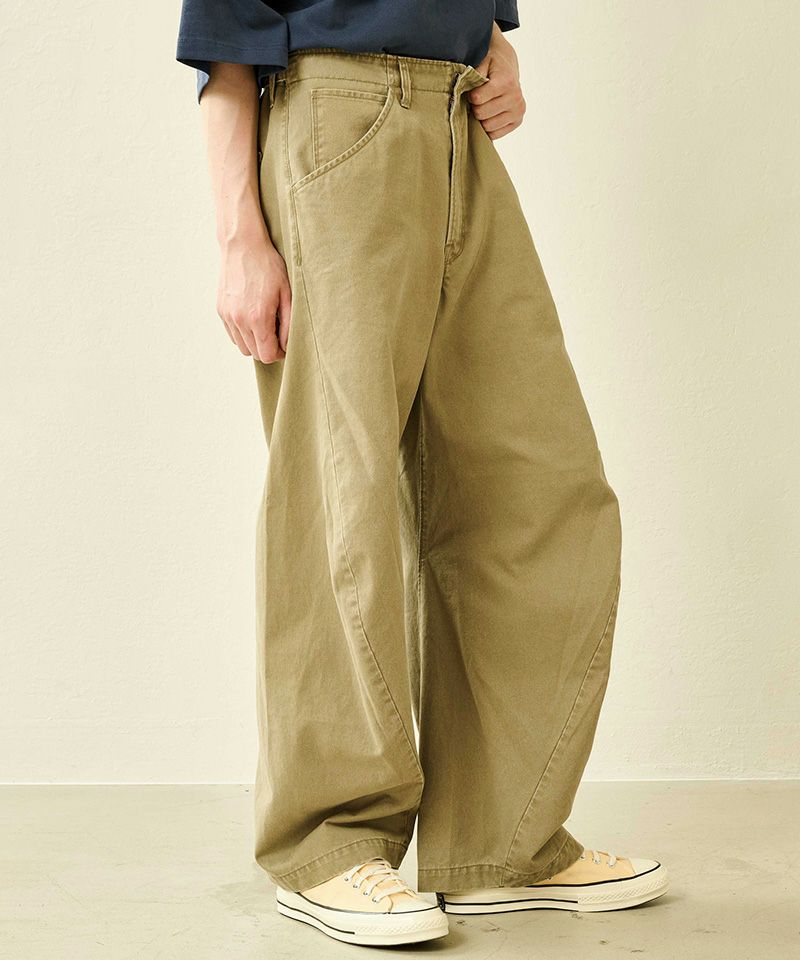 Kelen(ケレン)】MONSTRO ツイスト5ポケットチノ パンツ(KLM25HPT1132