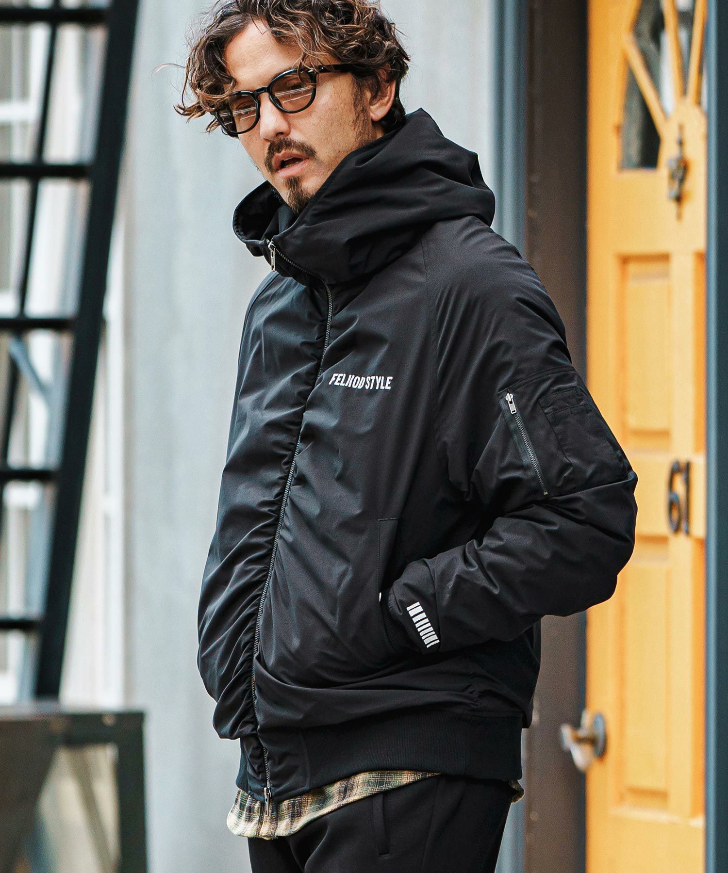 フィルコッド High Neck Hood MA-1 フードジャケット 【公式通販】