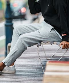 felkod(フィルコッド)】Zip Accent Cardboard Knit Pants パンツ