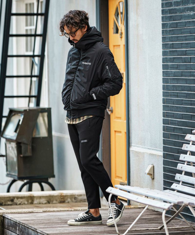 felkod(フィルコッド)】Zip Accent Cardboard Knit Pants パンツ