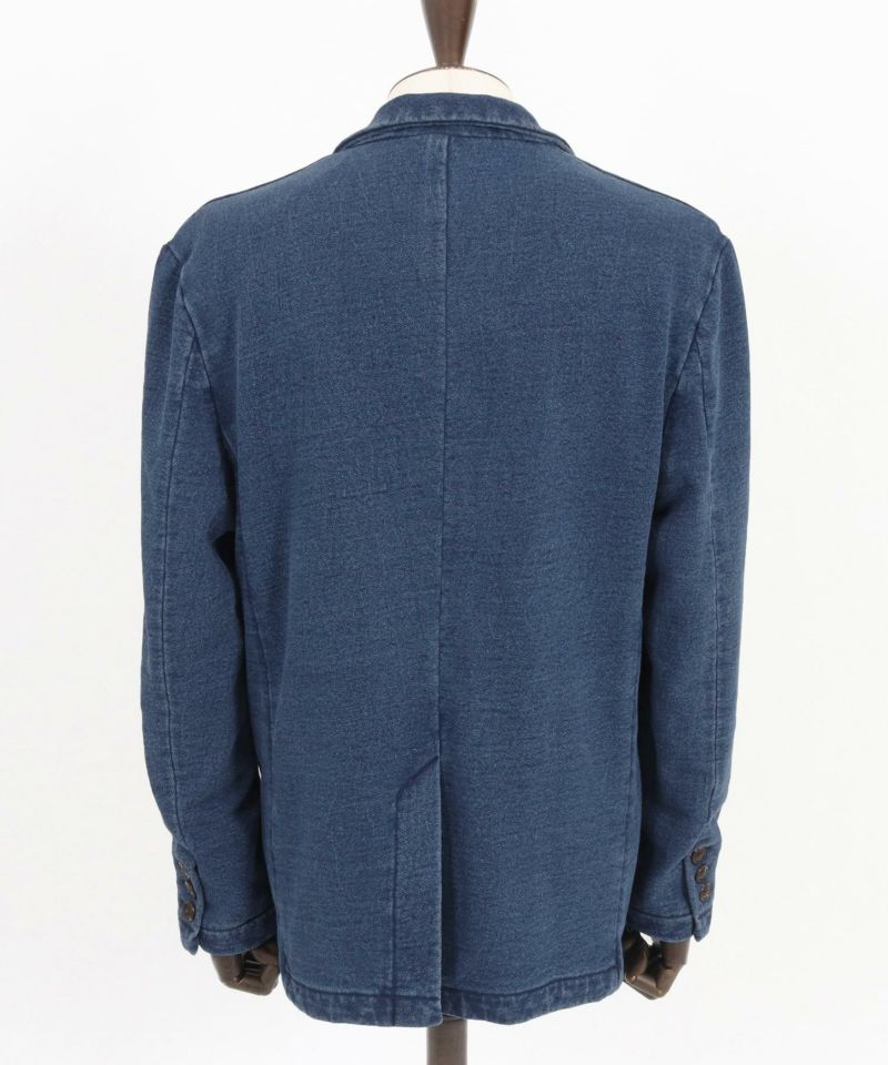 felkod(フィルコッド)】Camouflage Accent Knit Denim Jacket