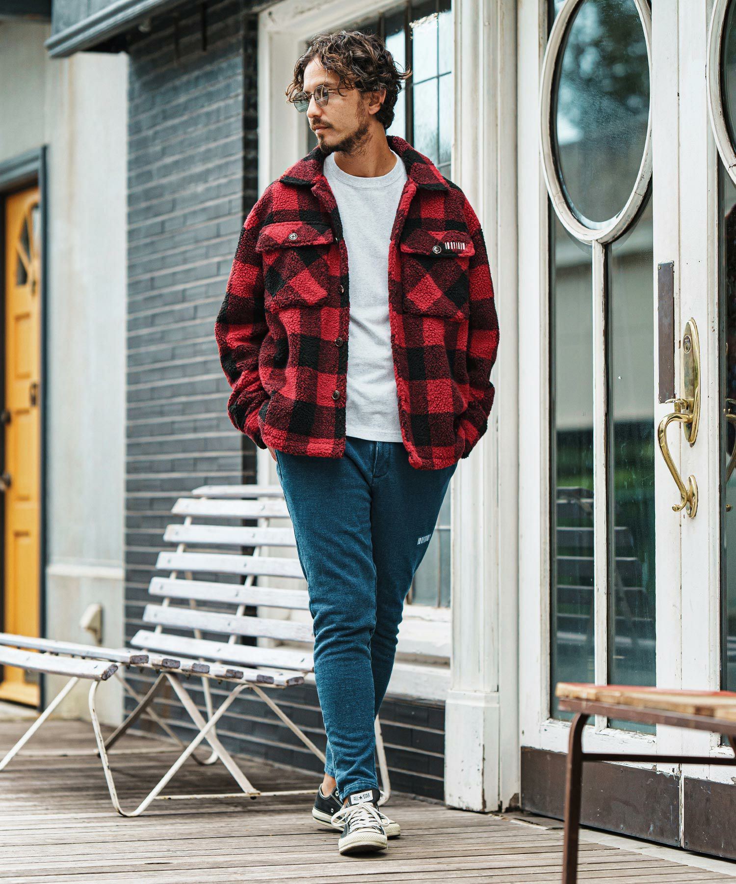 felkod(フィルコッド)】Boa Fleece CPO Jacket ボアフリースジャケット 