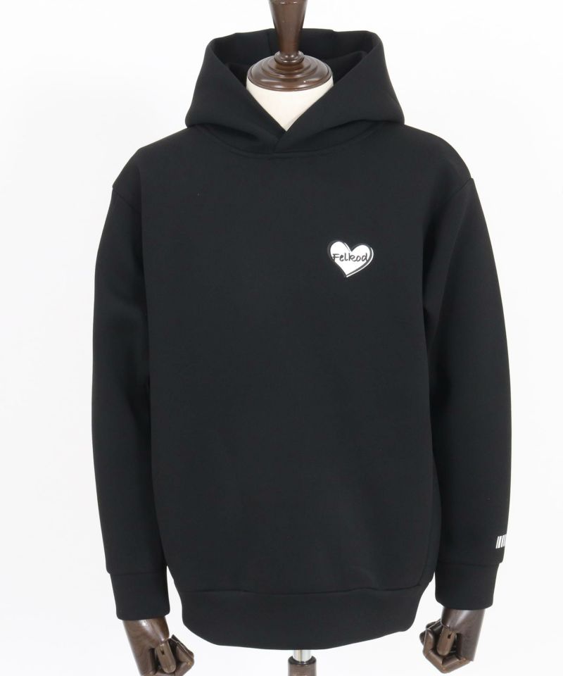 felkod(フィルコッド)】Heart Logo Cardboard Knit Parka