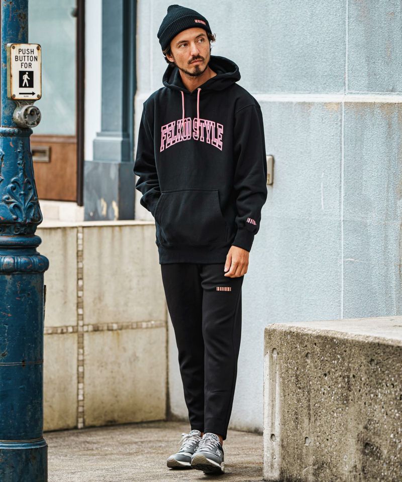 felkod(フィルコッド)】College Logo Back Brushed Parka