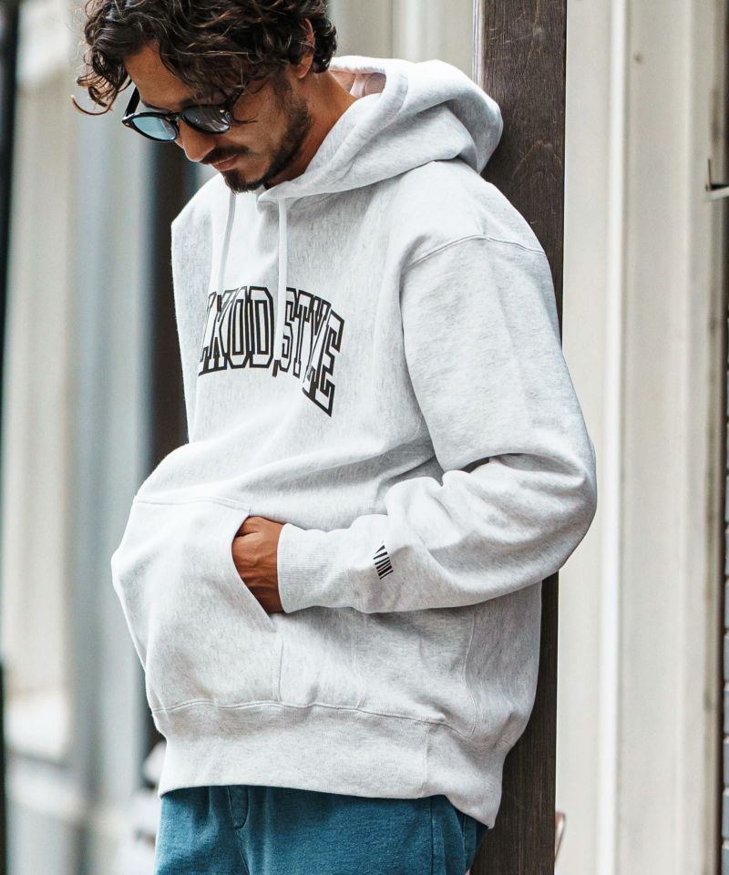felkod(フィルコッド)】College Logo Back Brushed Parka
