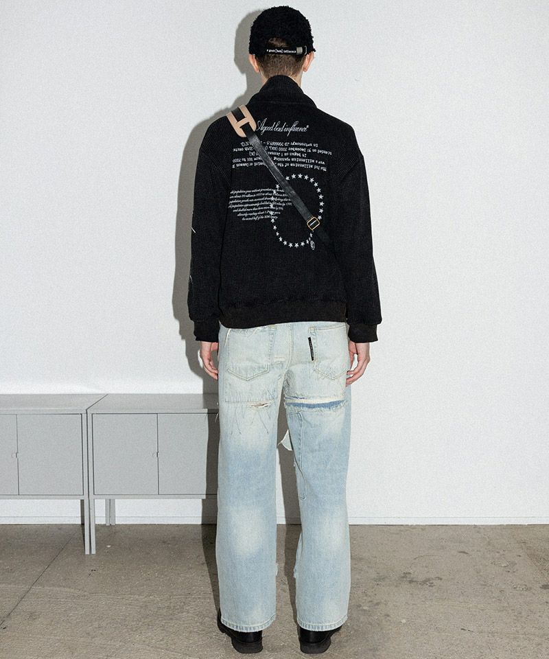 A Good Bad Influence(ア グッド バッド インフルエンス)】【予約販売4月中旬～下旬入荷】 REPAIRED DENIM  PANTS デニムパンツ(AGBI-25SS-PT02) | CAMBIO カンビオ