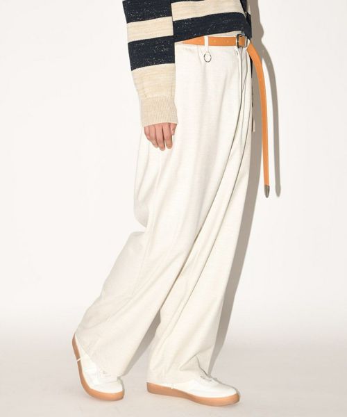 50%OFF【SUPERTHANKS(スーパーサンクス)】Wide trousers ワイドパンツ(ST251PT02)