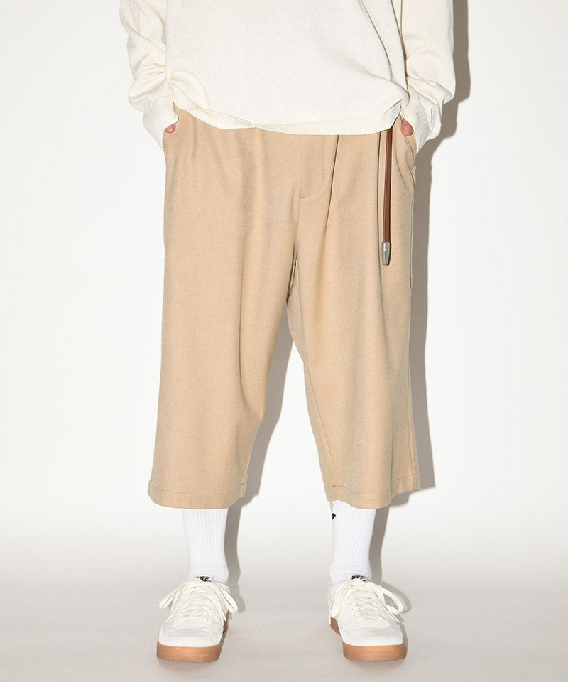 50%OFF【SUPERTHANKS(スーパーサンクス)】Cropped wide trousers 50%OFF【SUPERTHANKS(スーパーサンクス)】Cropped wide trousers