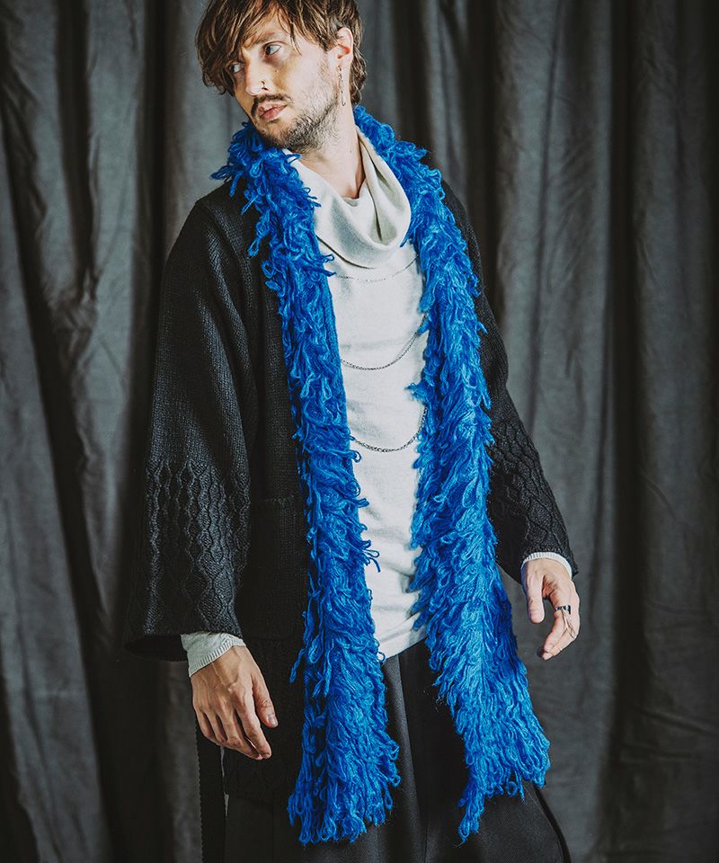 60%OFF【NO ID.(ノーアイディー)】ﾙｰﾌﾟﾔｰﾝﾆｯﾄｶﾞｳﾝ(855010-884K