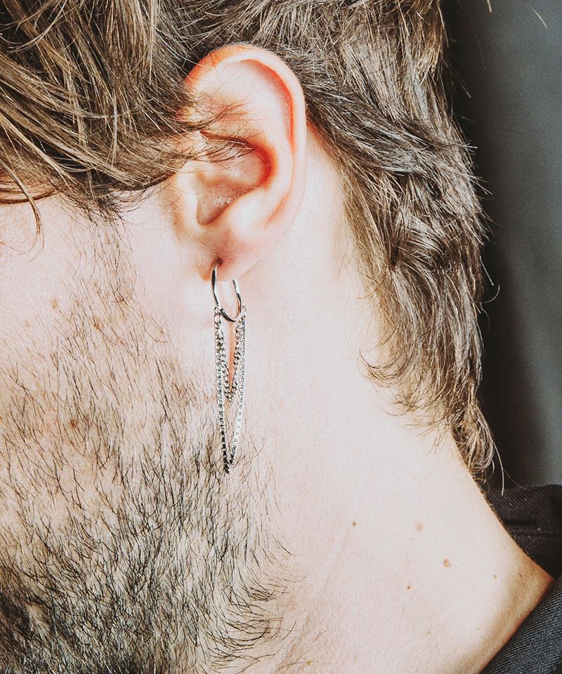 NO ID.(ノーアイディー)】ｽｲﾝｸﾞﾁｪｰﾝﾌｪｲｸﾋﾟｱｽ(855170-916A) | CAMBIO