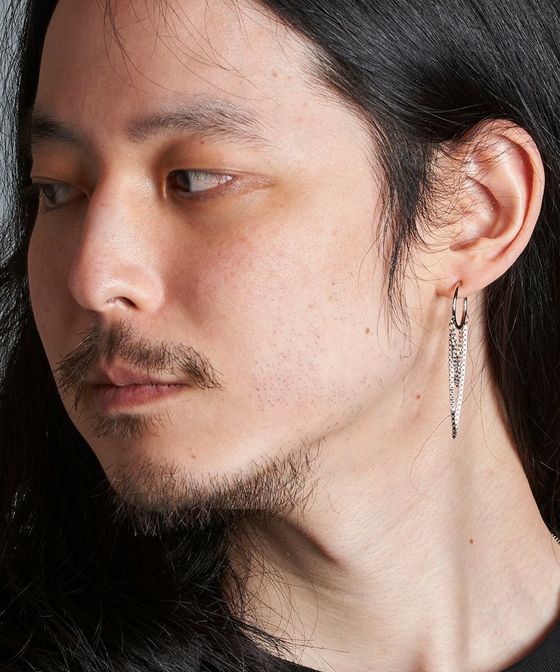 NO ID.(ノーアイディー)】ｽｲﾝｸﾞﾁｪｰﾝﾌｪｲｸﾋﾟｱｽ(855170-916A) | CAMBIO