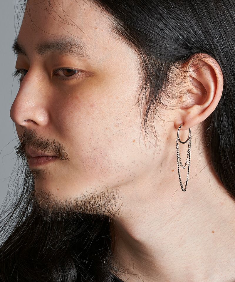 NO ID.(ノーアイディー)】ｽｲﾝｸﾞﾁｪｰﾝﾌｪｲｸﾋﾟｱｽ(855170-916A) | CAMBIO