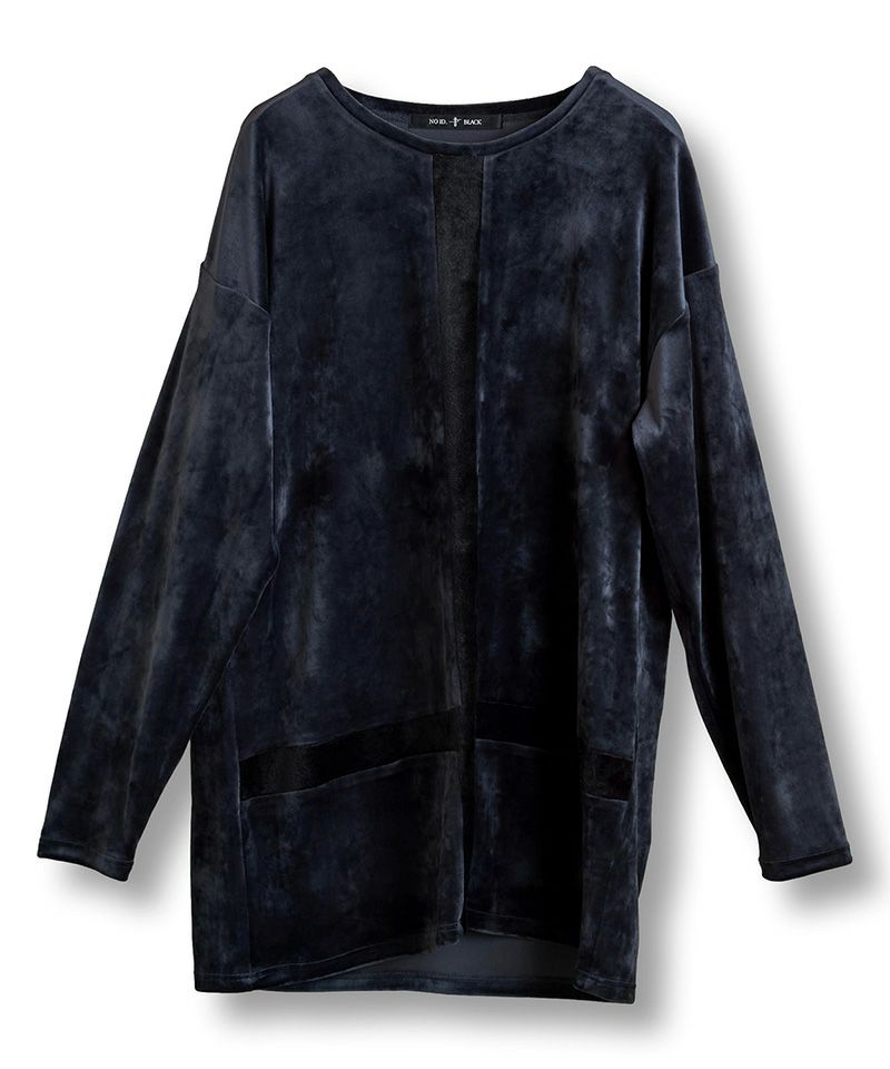 30%OFF【NO ID.(ノーアイディー)】ｲﾝﾊﾞｰﾃｯﾄﾞｸﾛｽBIG-PO カットソー