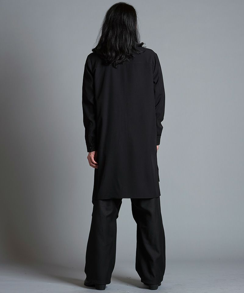 30%OFF【NO ID.(ノーアイディー)】ZIPﾁｪｰﾝﾛﾝｸﾞSH シャツ(455006-895S