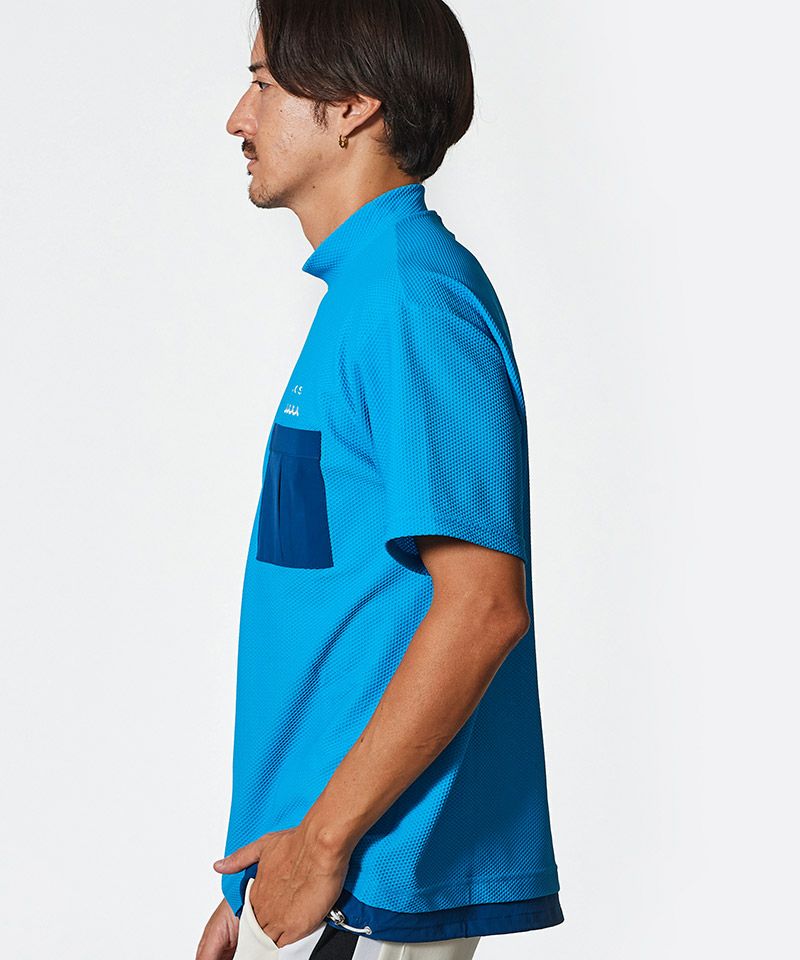 ACANTHUS(アカンサス)】muta Mesh Mockneck Top モックネックTシャツ