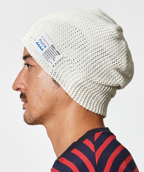 【ACANTHUS(アカンサス)】muta Mesh Back Pool Knit CAP ニットキャップ(MA2523)