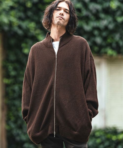 30%OFF【CAMBIO(カンビオ)】Bandana Pattern Boa Volume Neck Blouson