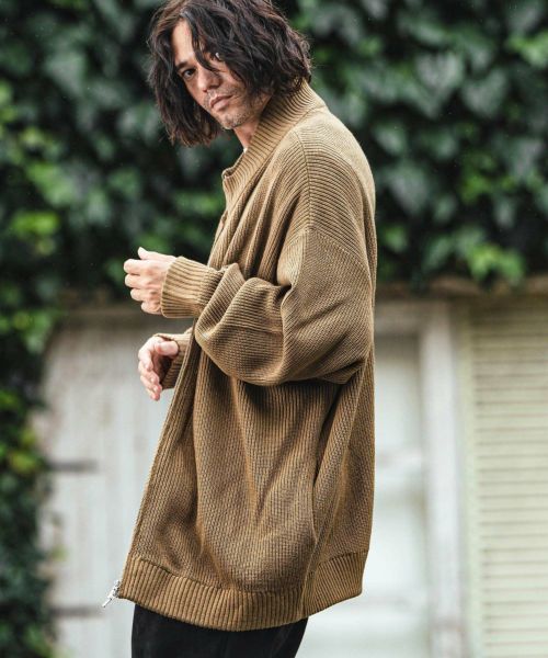 【CAMBIO(カンビオ)】Half Cardigan Drivers Knit ドライバーズニット(A36024cmb)