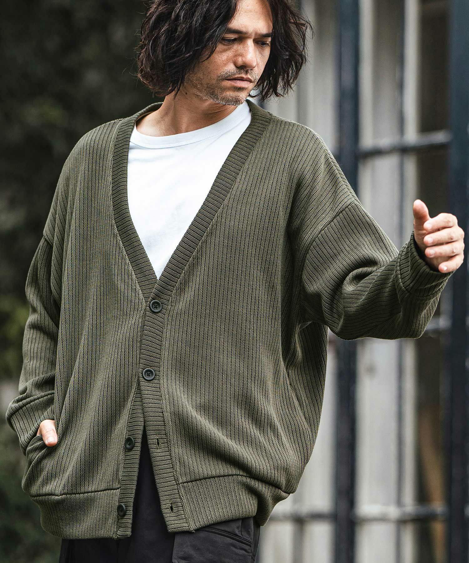 未使用 イロコイ iroquois ルーズシルエットカーディガン（Confirm  