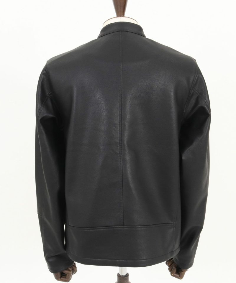 30%OFF【CAMBIO(カンビオ)】Synthetic Leather Single rider jacket