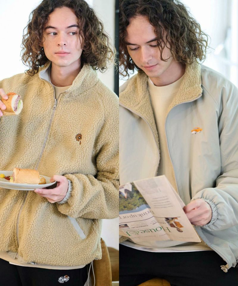 30%OFF【un-filled(アンフィルド)】U.F EMB REVERSIBLE JACKET