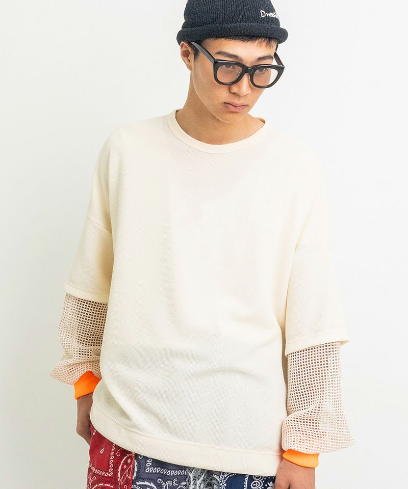 masterkey(マスターキー)】HUSTLER ワッフルスウェット(MK25S-C-19