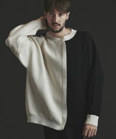 カート期 ナンバーナイン フェイクレイヤード ニット カート期 ナンバーナイン フェイクレイヤード ニット
