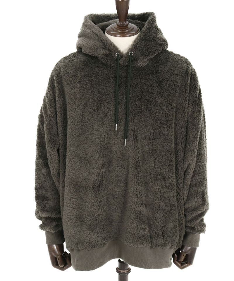 30%OFF【CAMBIO(カンビオ)】Short Micro Fur Pullover Parka パーカー