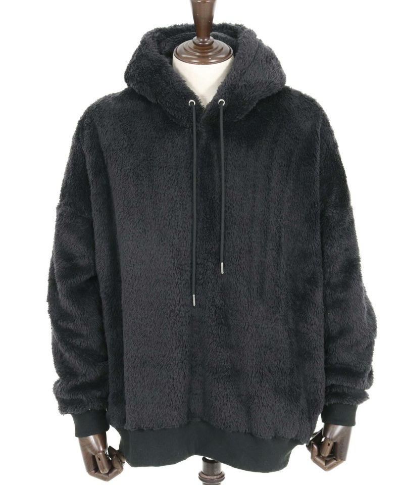 CAMBIO(カンビオ)】Short Micro Fur Pullover Parka パーカー