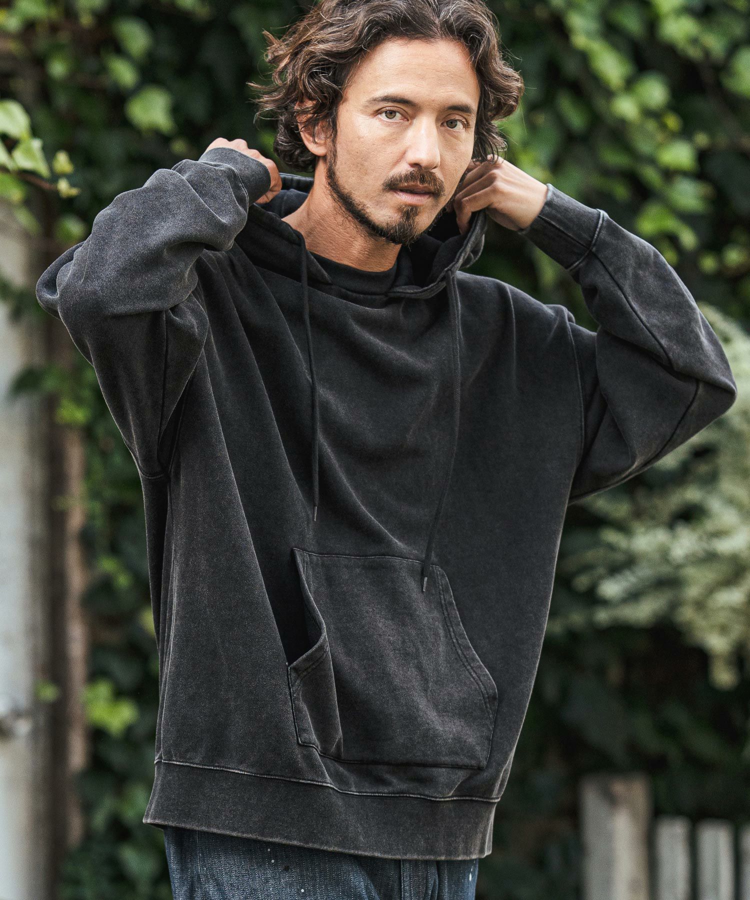 CAMBIO(カンビオ)】Pigment URAKE Pullover Parka パーカー(A36324cmb