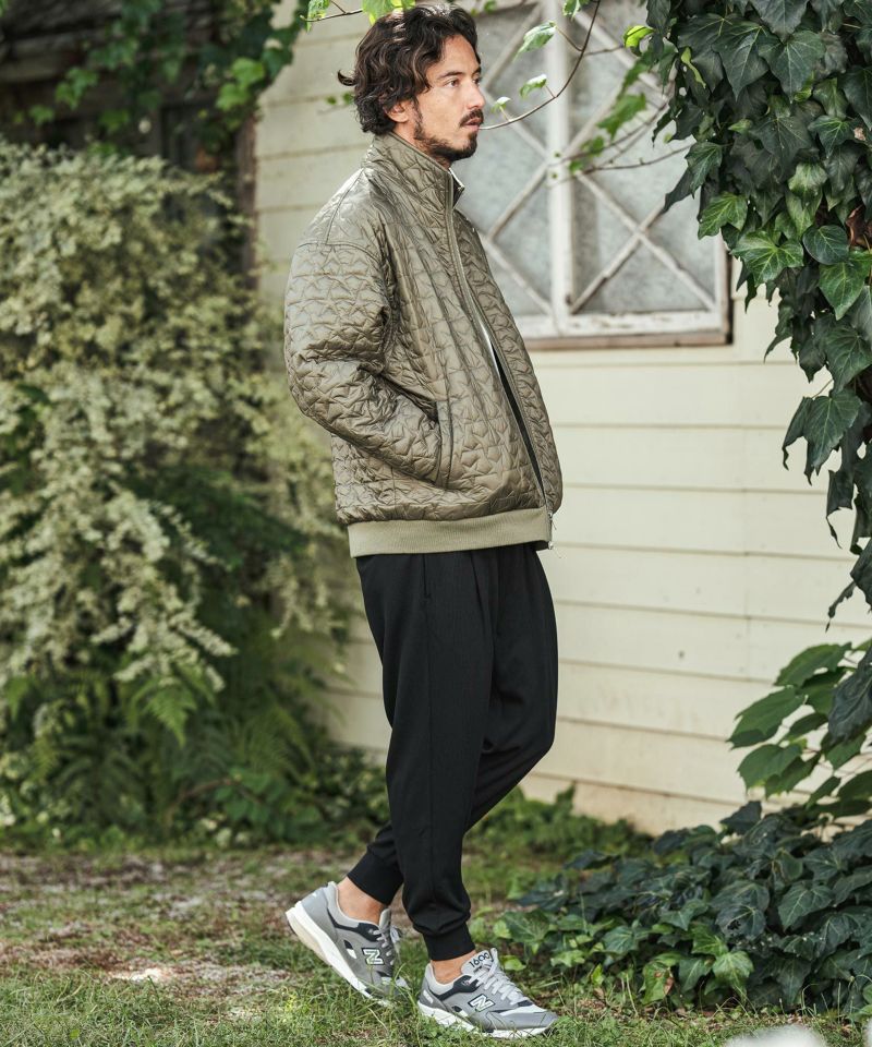 CAMBIO(カンビオ)】Dobby Stripe Jacquard Jogger Pants