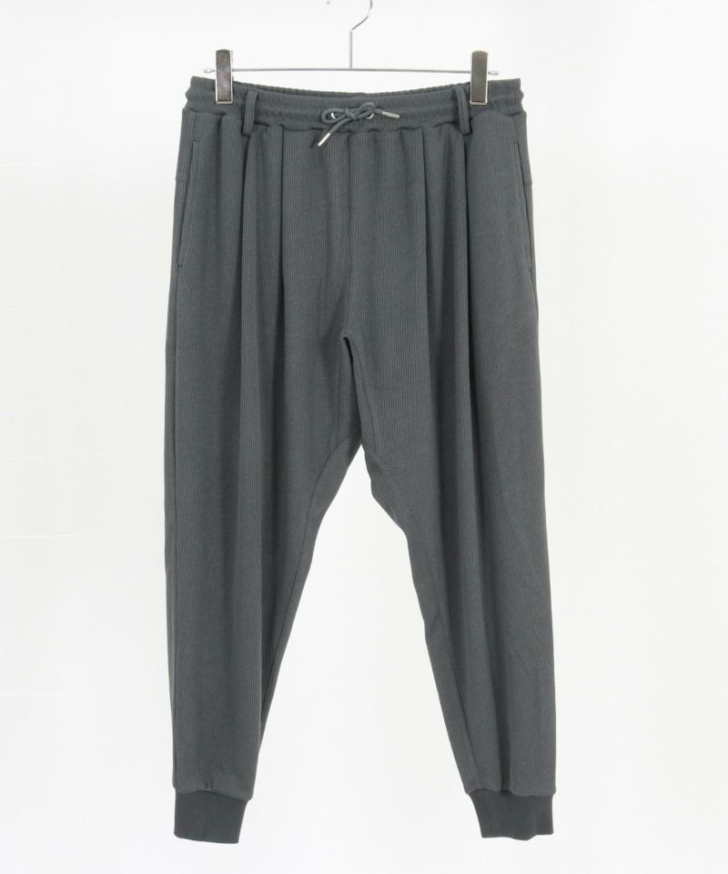 CAMBIO(カンビオ)】Dobby Stripe Jacquard Jogger Pants