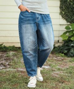 デニム・ジーパン HUE Tooth balloon denim pants BBU129 CAMBIO(カンビオ)】Authentic Balloon Denim Pants デニムパンツ