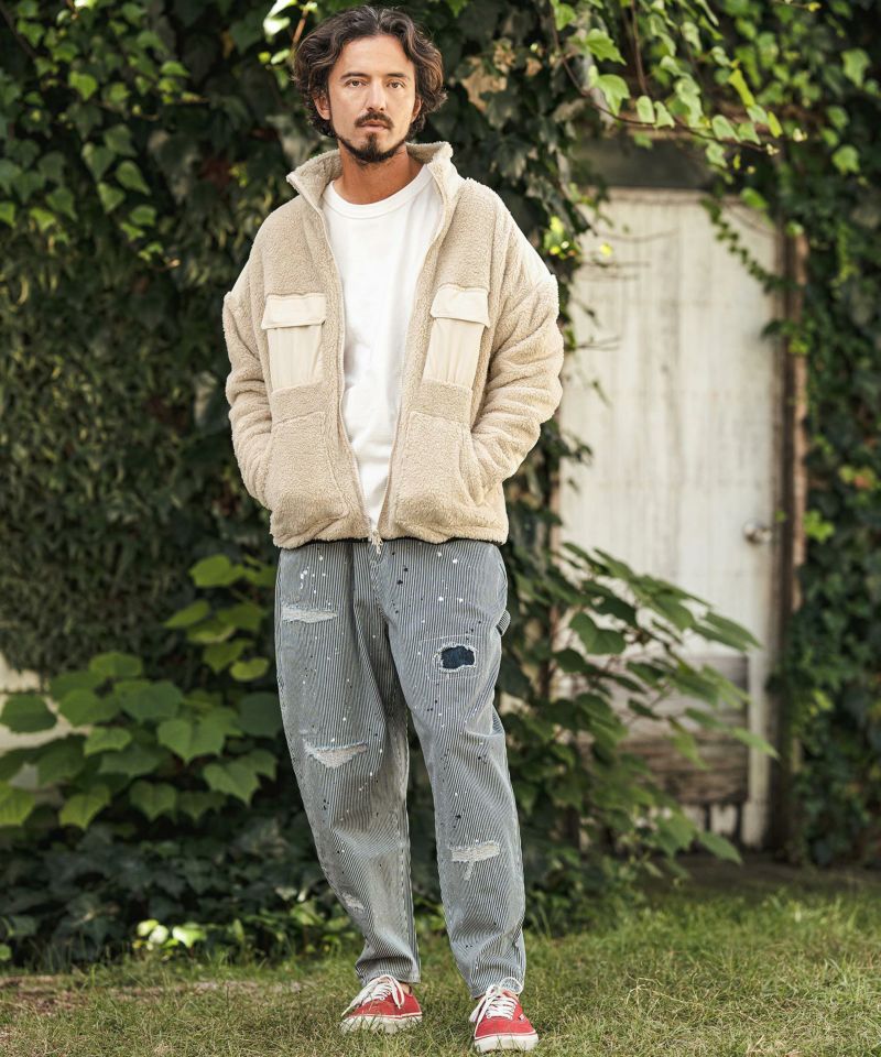 チャコール C様 フリルギャザーワンピース※一部店舗のみ入荷