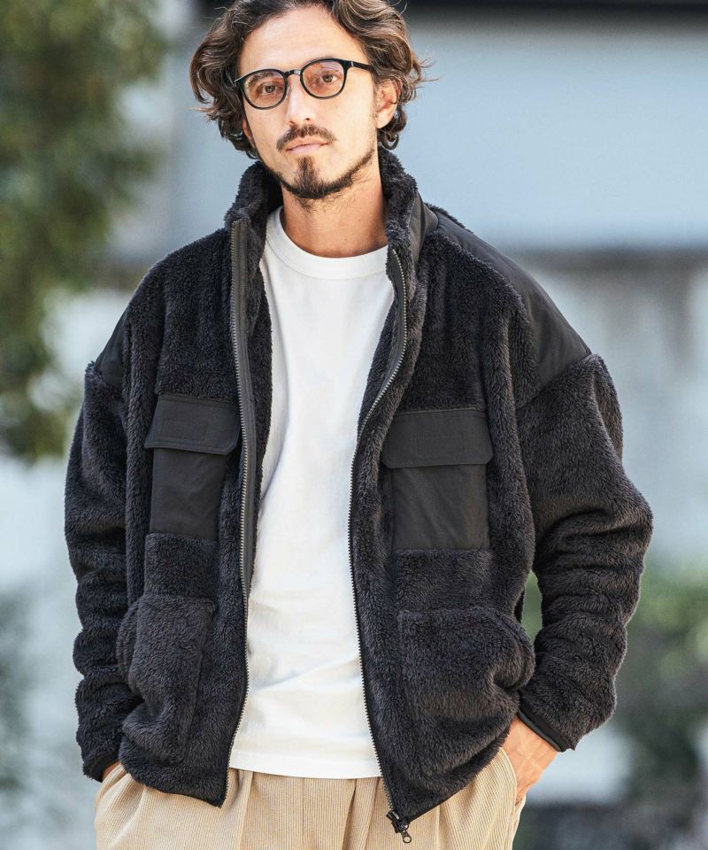 30%OFF【CAMBIO(カンビオ)】Short Micro Fur Nylon Combination Stand