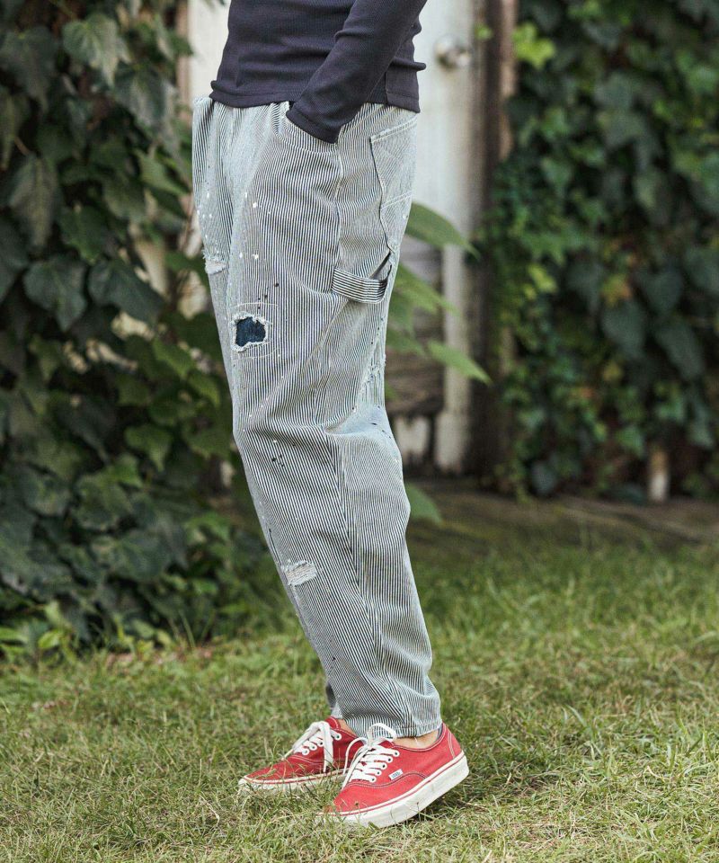 カンパニョーロ　ロングパンツ CAMBIO(カンビオ)】Super Stretch Twill Surrouel Tapered