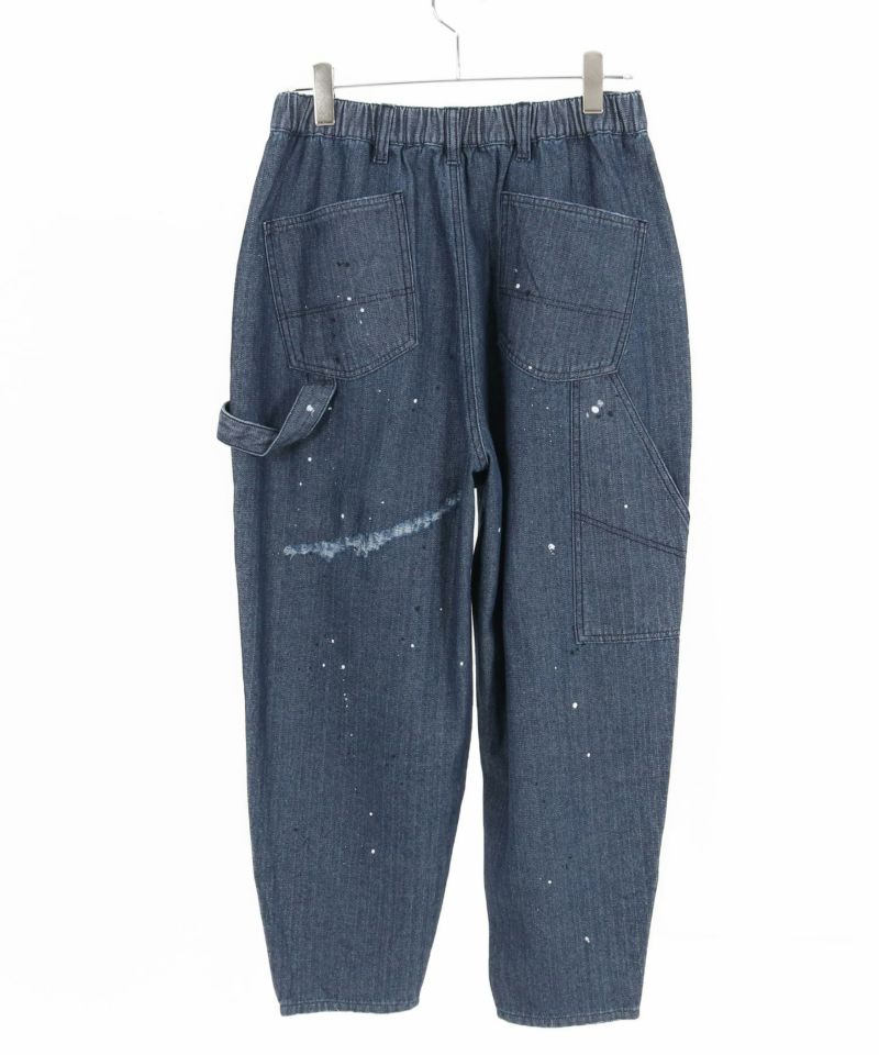 新品 CAMBIO Herringbone Denimペインターパンツ S CAMBIO(カンビオ)】Herringbone Denim Painter Pants ペインター