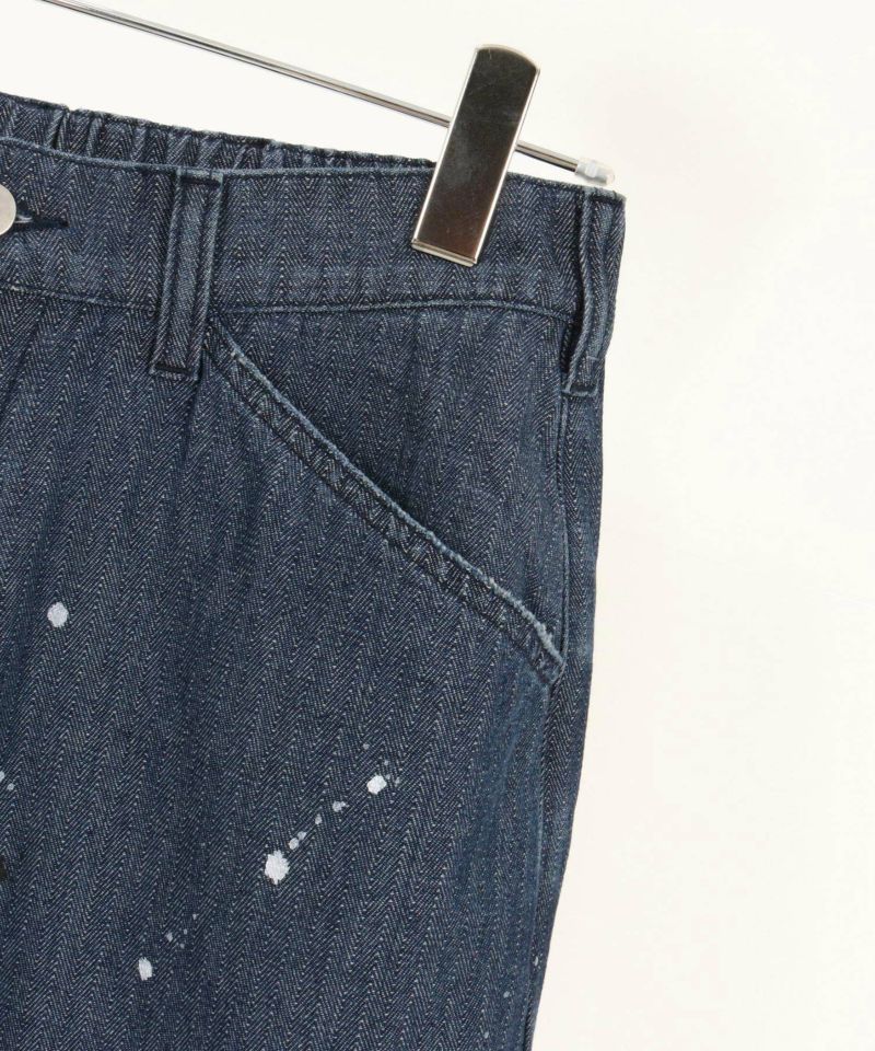 ☆新品 CAMBIO Herringbone Denimペインターパンツ☆M CAMBIO(カンビオ)】Herringbone Denim Painter Pants ペインター